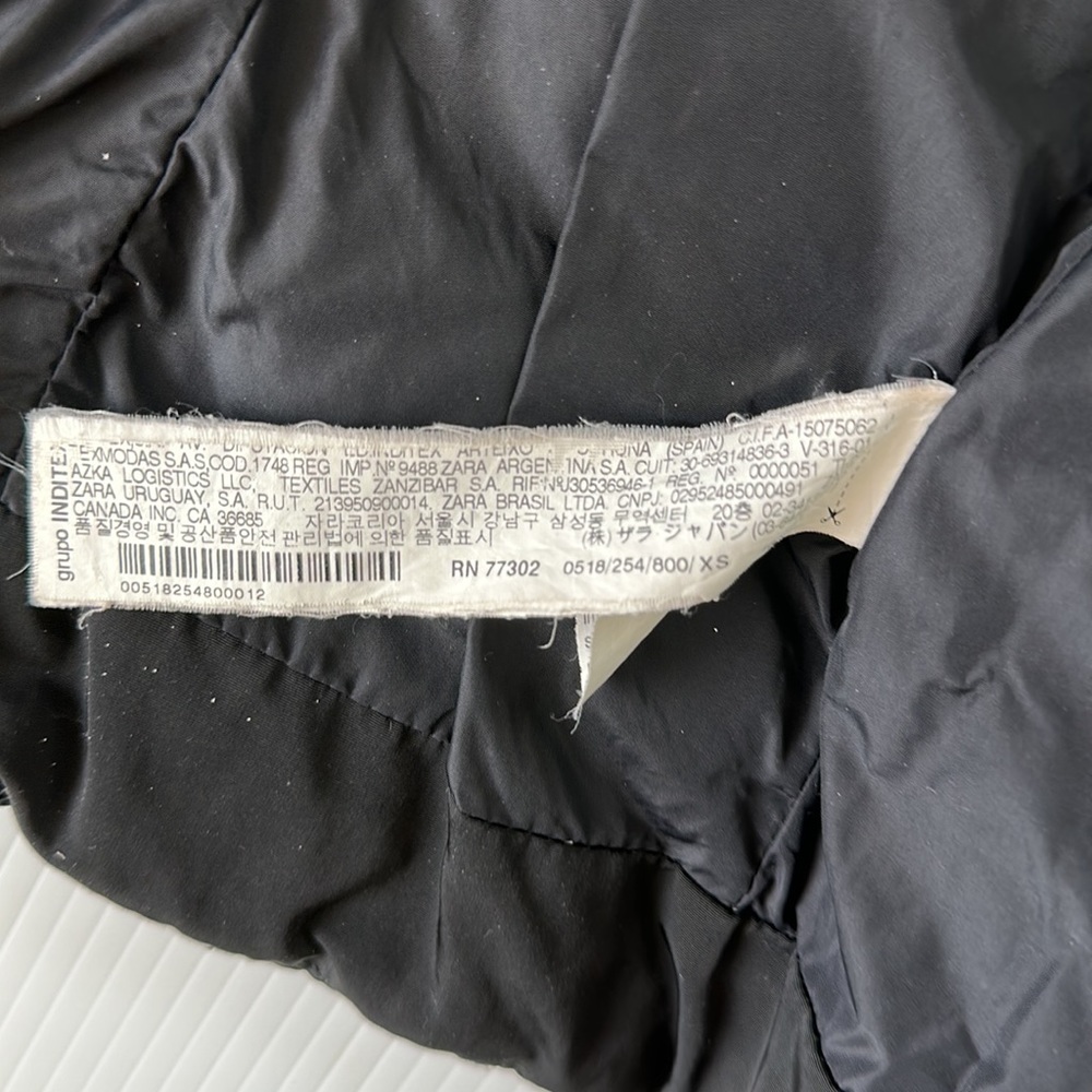 Zara Women’s Down Quilted Anorak Puffer Jacket, XS - Picture 14 of 15